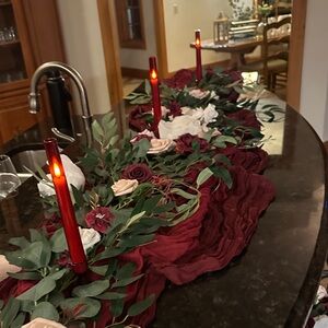 18 Flameless Red Candles with 3 Remotes for Wedding or Home Decor